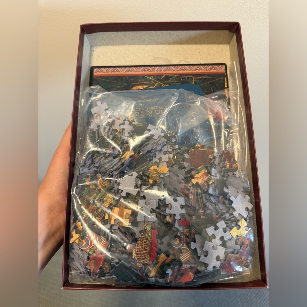 NIB Art & Fable Puzzle "The Love Declaration" 500 piece Puzzle w print - Picture 2 of 2